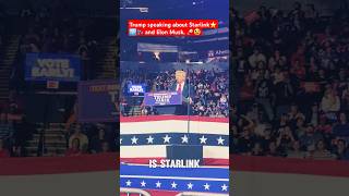 Trump asks Elon Musk for Starlink 😁 [upl. by Tyra329]