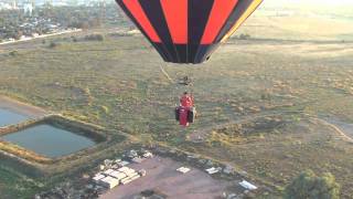 Wheelie Bin Cloud Hopper Hot air Balloon [upl. by Ennove]