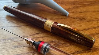 How to Clean A CartridgeConverter Fountain Pen Feat Visconti Mirage Mythos [upl. by Revlys]