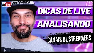 🔴AO VIVO Falando sobre Lives e criação de conteúdo  Análise de Canais Youtube Twitch Tiktok [upl. by Nnayd]