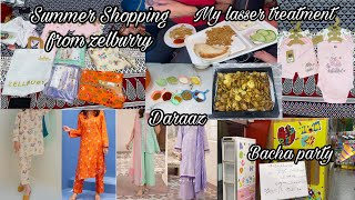 Summer Shopping From Zellbury  Zellbury  Bacha party  My body hair removal lasser treatment [upl. by Valencia]