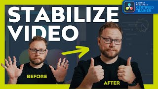 Use DaVinci Resolve to Stabilize Shaky Video Clips  Simple and Fast [upl. by Daahsar]