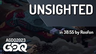 Unsighted by Roofon in 3855  Awesome Games Done Quick 2023 [upl. by Eniagrom]