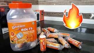 Indias No1 Energy Candy🍫 10 only  Glucovita Bolts Review  ytsoumik [upl. by Semadar837]