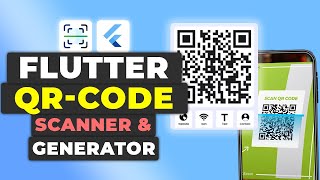 Flutter QRCode Generator amp Scanner Tutorial  Barcode and QRCode Generation and Scanning Flutter App [upl. by Coppock]