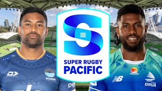 MOANA PASIFIKA vs FIJIAN DRUA Super Rugby Pacific 2024 Live Commentary [upl. by Aixela921]