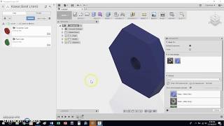 PLTW IED 45 Pt3  Hexagon Cam in Fusion360 w Parametrics [upl. by Booze185]