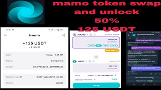 How to swap and sell mamo token in Trust wallet token swap Trust Telegram bot Link chack Box [upl. by Lahcar]