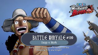 Battle Royale 120  The King of Snipers  Usopp vs Moria  One Piece  Burning Blood [upl. by Arde942]