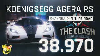 FIRE™  Asphalt 9  Club Clash  Koenigsegg Agera RS  Shanghai x Future Road  38970 a9creator [upl. by Okuy384]