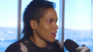 UFC 207 Amanda Nunes On Ronda Rouseys Media Blackout Lack Of Respect [upl. by Yerdua590]