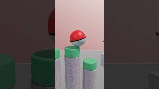 Motion graphics just for fun  Blender 3D rigid body [upl. by Bellamy]