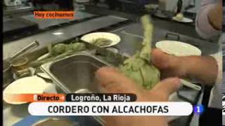 Segunda receta de Cordero con alcachofas ED [upl. by Gresham]