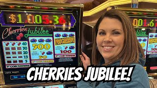 Cherries Jubilee at MGM Grand slots casino gambling [upl. by Orton28]