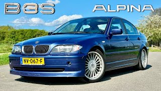 BMW ALPINA B3 S E46  REVIEW on AUTOBAHN [upl. by Mukerji]