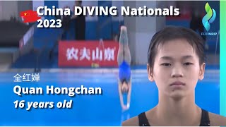 2023 Quan Hongchan 全红婵  China Nationals Womens 10 Meter Diving [upl. by Kong261]