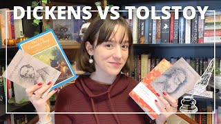 Dickens vs Tolstoy The Great Debate w CarolynMarieReads [upl. by Dalury325]