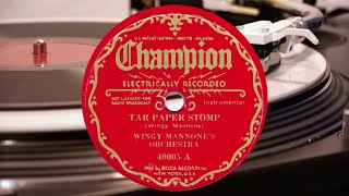 Wingy Mannones Orchestra Tar Paper Stomp 1930 [upl. by Regina]