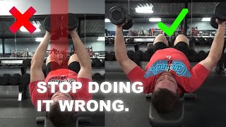 The ONLY Way to Decline Dumbbell Fly  chest workout [upl. by Paxon]