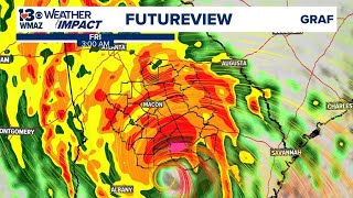 LIVE Tracking Hurricane Helene as it is expected to make landfall in Florida [upl. by Adriaens386]