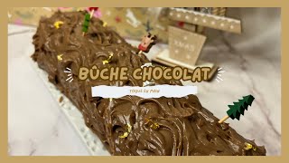 Bûche au chocolat  Box pâtisserie [upl. by Genvieve]