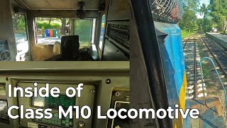 Inside of Class M10 Indian Diesel Locomotive in Sri Lanka Railways [upl. by Elocim]