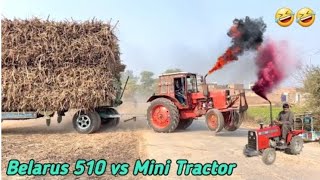 Belarus MTZ 50  Mini Massey 385 Power Show Pulling Ganna Tralla [upl. by Ettegroeg839]