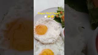 NextLevel Tapsilog Angus Beef Tapa by La Creperie shorts shortvideo viralshorts food short [upl. by Qulllon325]