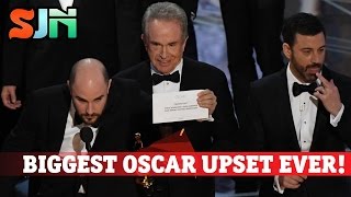 Most Shocking Oscar Moment Ever Moonlight Wins Over La La Land  LIVE REACTION [upl. by Nenad]