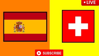 Switzerland vs Spain football match UEFA Nations League live 2024 en vivo [upl. by Eerdua237]