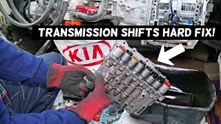 WHY TRANSMISSION SHIFTS HARD KICKS ON KIA OPTIMA SORENTO SPORTAGE FORTE SOULD RIO [upl. by Dwinnell]