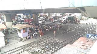 PNR EMU203 on Blumentritt Railcrossing [upl. by Sib]