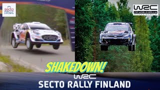 SHAKEDOWN ✅  WRC SECTO Rally Finland 2024 [upl. by Berns]