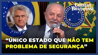 LULA REBATE CRÍTICA DE CAIADO SOBRE PEC DA SEGURANÇA “ELE QUE DEVERIA TER CHAMADO A REUNIÃO” [upl. by Adnilrev644]