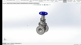 Designing Gate Valve in Solid works gate valveengineer valvefactory solidworks [upl. by Fujio]