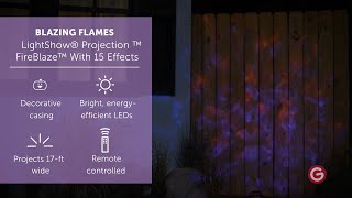 FIREBLAZE™ SPOTLIGHT WITH 15 PROGRAMS  LightShow® Projection™ [upl. by Jabin]