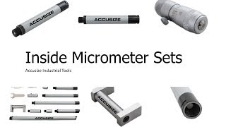 Accusize Inside Micrometer Set [upl. by Enitram]