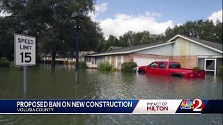 Volusia County considers banning all new construction to deal with Milton flooding issues [upl. by Jameson650]