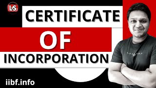 WHAT IS CERTIFICATE OF INCORPORATION [upl. by Ammadas]