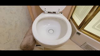 Replace Dometic SeaLand Toilet Gaskets in a 2002 Newmar Mountain Aire RV [upl. by Tisbee]