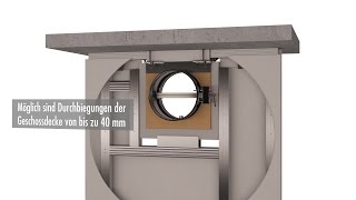 FR90 Brandschutzklappe für gleitenden Deckenanschluss [upl. by Eckmann]