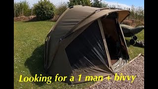 Trakker slx v3 2 man bivvy inner dome and overwrap after 25 years use carp fishing [upl. by Wier]