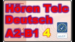 Modelltest 4 A2B1 Hören Deutsch 2019 [upl. by Riccardo]