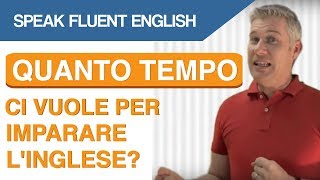 Quanto tempo ci vuole per imparare linglese [upl. by Hermes412]