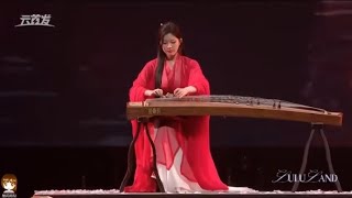 LULU LAND  ZHAO LUSI  Playing Guzheng and singing Love Like The Galaxy OST [upl. by Martelle]