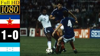 Yugoslavia 10 Honduras World Cup 1982  Full highlight  1080p HD [upl. by Harutek466]