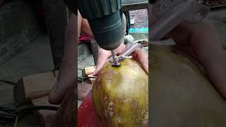 Reverse pench nikal diya ToolTricks coconut reelsviralfb sachinfactorywork [upl. by Schwing980]