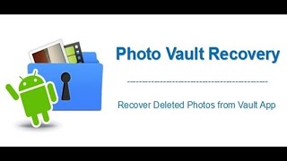 How To Recover Deleted Photos From Vault App [upl. by Airrehs681]