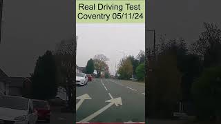 Driving test Coventry Dashcam footage drivingtest Coventry dashcam [upl. by Kulda395]