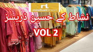 Nishat linen new summer volume 2 stitched collection 24 may 2023 [upl. by Aramad]